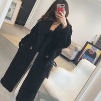 Sheep Shearing Coat Women's Mid-length Fur