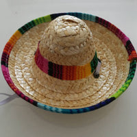 Straw mini pet straw hat