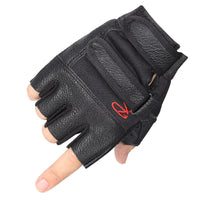 Outdoor sports black mittens