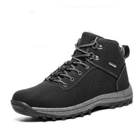 Men's high top plus cashmere shoes