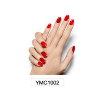 Pure color nail stickers