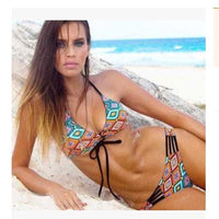 New digital printed bikini swimsuit