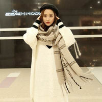 Fashion all-match lady big shawl scarf