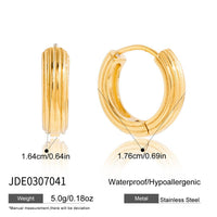 Stainless Steel Earrings Lightweight And Luxuriouscolorfast Stud Earrings