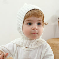 Baby And Infant Hat Scarf All-in-one Warm Keeping Sleeve Cap