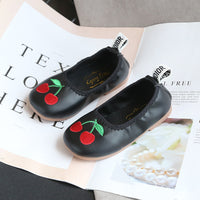 Cherry Set Foot Soft Sole Casual Leather Shoes