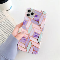 Smooth Mosaic marble mobile phone case