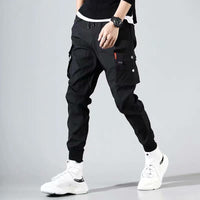 Dark functional men's straight loose Leggings