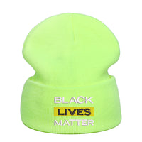 BLACK LIVES MATTER knitted hat woolen hat