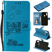 Owl embossed phone case
