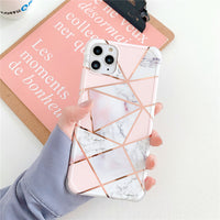 Smooth Mosaic marble mobile phone case