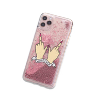 Do What You Love Liquid Glitter Case