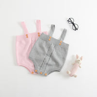 Knitted wool triangle Romper