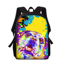 Pet dog print backpack