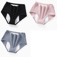 Physiological Underwear Ladies Cotton Cotton Antibacterial Crotch Menstrual Period Leak-proof Breathable Aunt Middle Waist Health Pants