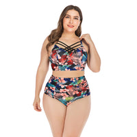 Fat woman underwire big cup ladies swimsuit