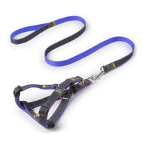 Denim stitched pet leash