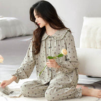 Women's Fashion Personalized Cotton Pajamas Suit
