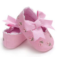 Bowknot Baby Shoes Girl Toddler Anti-Slip Shoe