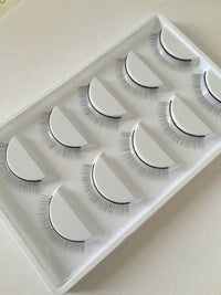 Grafting eyelashes students practice flat 8mm false eyelashes 5 pairs of practice hair big care 5 pay