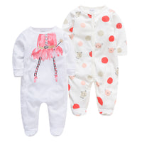 Q2-Piece Baby One-Piece Cotton Romper For Infants