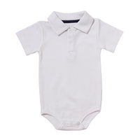 Short sleeve cotton baby one piece creeper