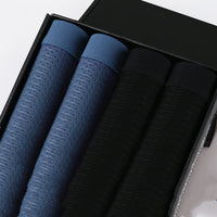 Men's ice silk hollow boxer briefs