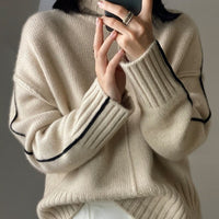 Sophisticated And Uniquely Designed Thickened Loose-fit Cozy Sweater