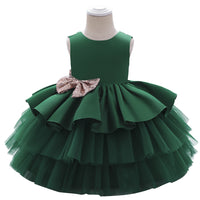 Mesh puffy princess cake dress