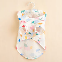 Cute Cartoon Pattern Colorful Pet Clothes