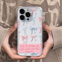 Compatible With Bow-shaped English Phone Cases