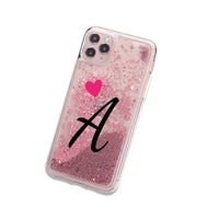 26 English letters with flower phone case