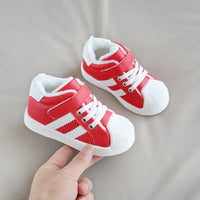 Shell-toe non-slip toddler shoes with Velcro for men and women