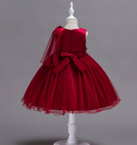 Bow mesh dress