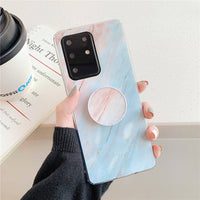 Mobile phone shell glossy marble pattern