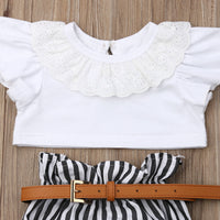 Girls T-shirt shorts suit