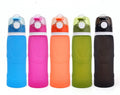 Silicone Folding Water Bottle Food Grade Silicone Water Bottle Travel Portable Folding Water Cup Travel Folding Water Bottle