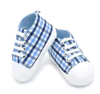 Rainbow canvas soft bottom baby shoes