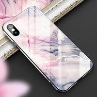 New color edge marble phone case