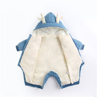 Plush and thicken suit baby