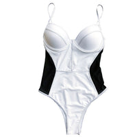 Mesh one-piece bikini