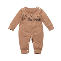 Baby letter long sleeve romper