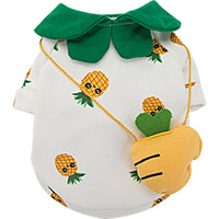 Pineapple Backpack Dog Clothes Pet Cute Breathable