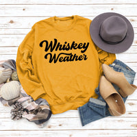 Lettered Casual Round Neck Long Sleeve Loose Sports Fashion Sweater
