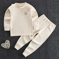 Autumn And Winter Children's Clothing Baby Cotton Autumn Clothes Long Trousers Suit