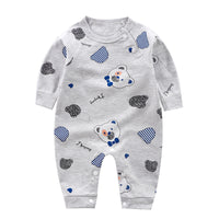 Baby Romper Long Sleeve Cartoon Printing Spring Autumn
