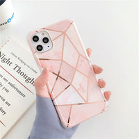Smooth Mosaic marble mobile phone case