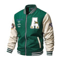 Retro Baseball Uniform Men's Thickened Loose Casual Jacket