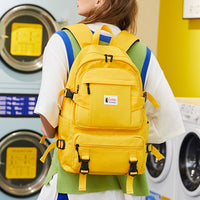 Couple waterproof backpack outdoor school bag