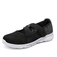 Fly Woven Mesh Breathable Soft Bottom Non-slip Flat Women's Shoes